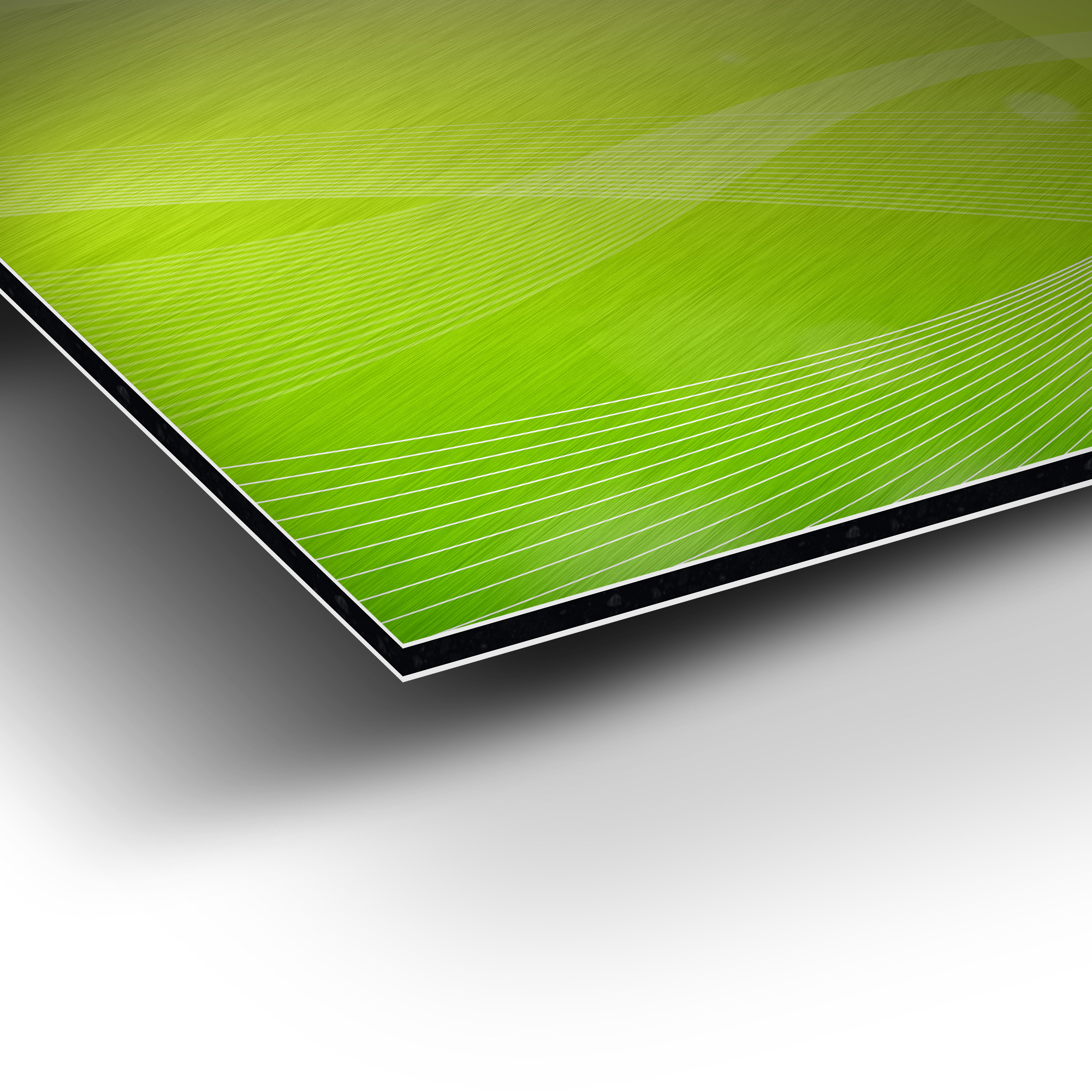 Alu Verbund gebürstet 3mm inkl. 1-stg. 4c-Druck